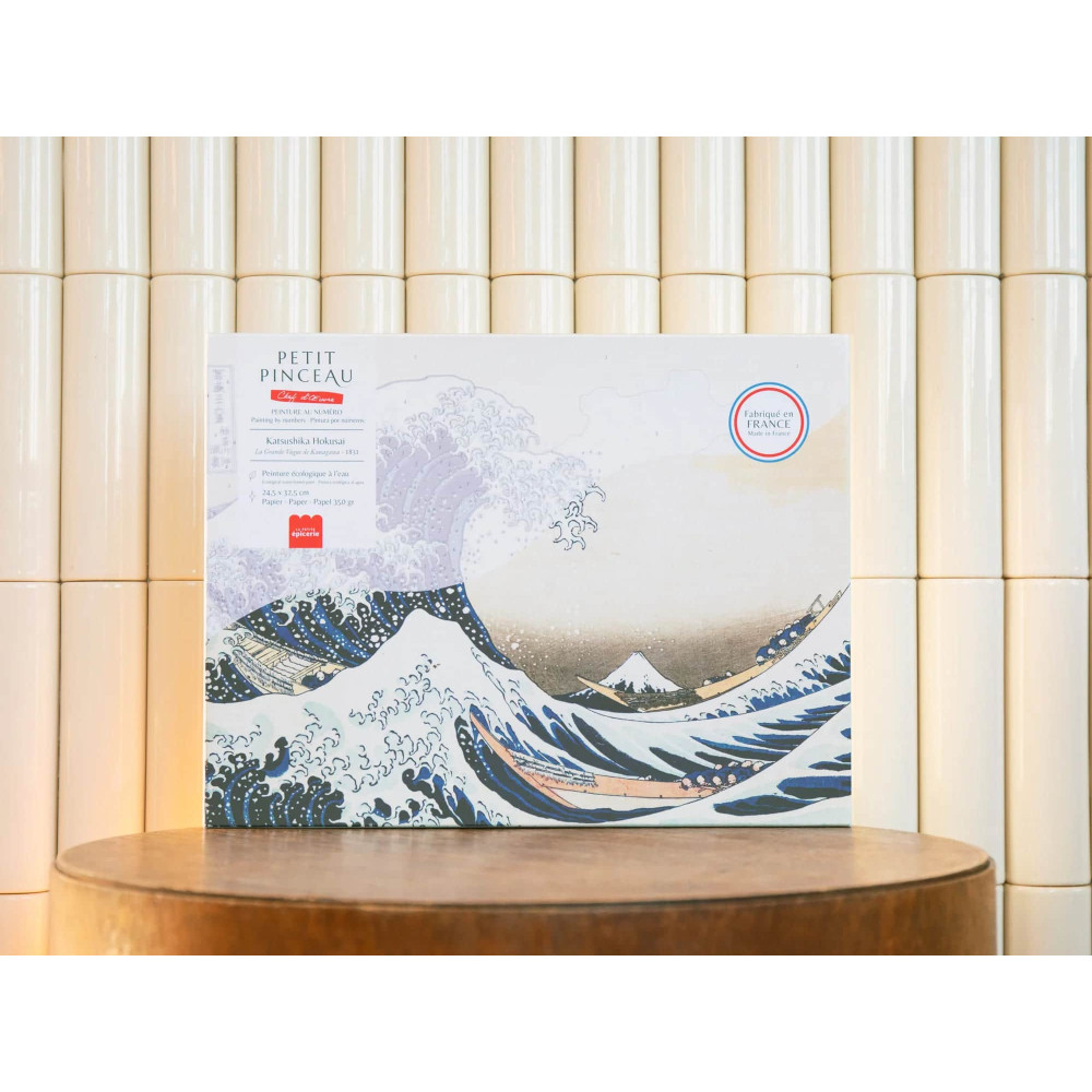 Petite Epicerie Σετ Ζωγραφικής με Αριθμούς -  The Great Wave off Kanagawa, Katsushika Hokusai