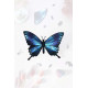 Assembli 3D Paper Butterfly Blue Mountain (13 x 18 x 5 cm)