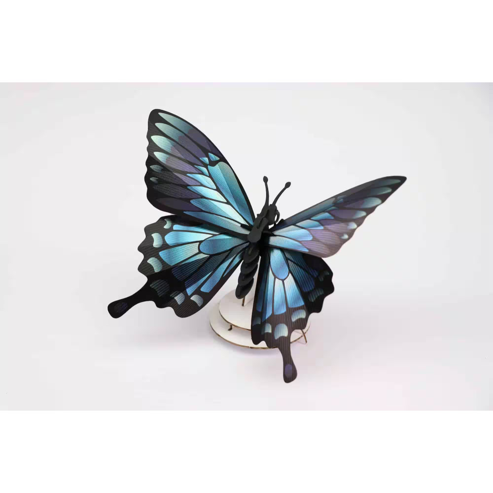 Assembli 3D Paper Butterfly Blue Mountain (13 x 18 x 5 cm)