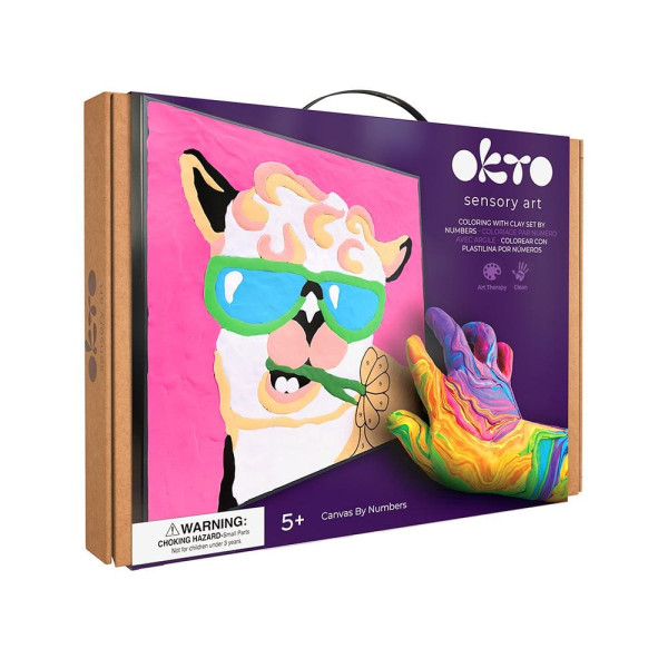 DIY Δημιουργικό Σετ Ζωγραφικής 3D με Πηλό Λάμα