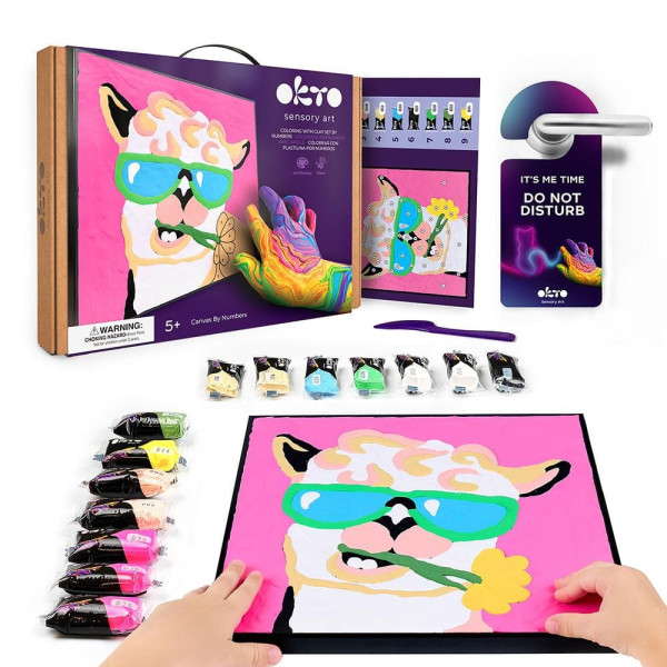 DIY Δημιουργικό Σετ Ζωγραφικής 3D με Πηλό Λάμα