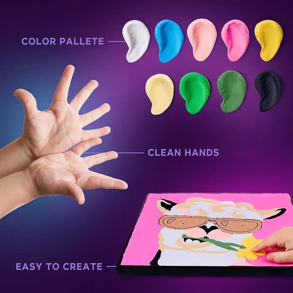 DIY Δημιουργικό Σετ Ζωγραφικής 3D με Πηλό Λάμα