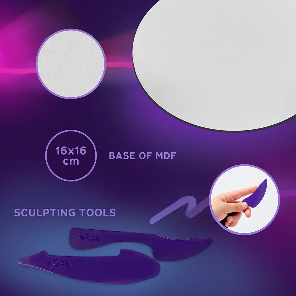 DIY Δημιουργικό Σετ Ζωγραφικής 3D με Πηλό Παπαγάλος Μακάο