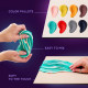 DIY Δημιουργικό Σετ Ζωγραφικής 3D με Πηλό Ιαπωνία