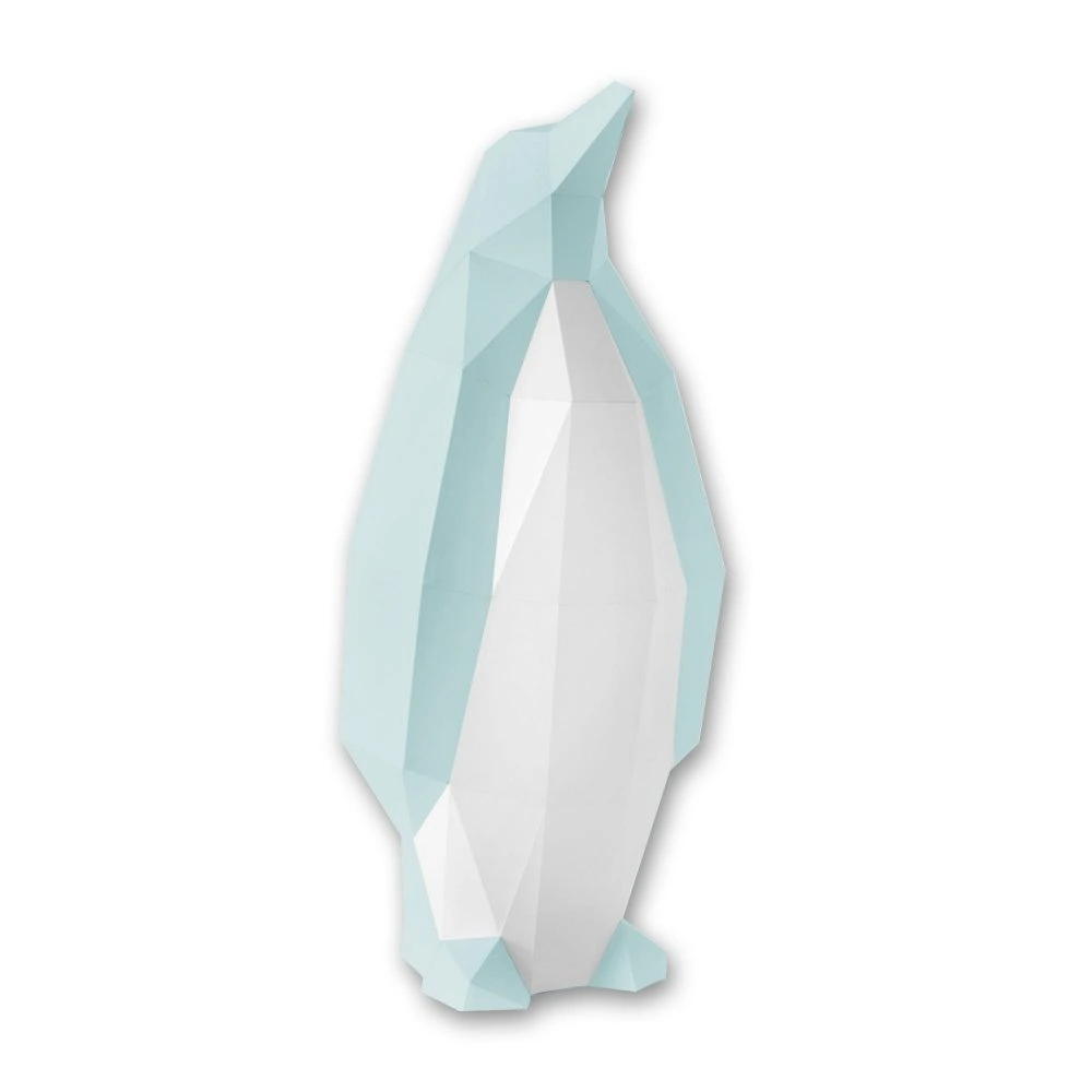 Assembli 3D Paper Penguin - Soft Mint (48 x 19 x 21 cm)