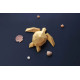 Assembli 3D Paper Sea Turtle - Satin Gold (47 x 41 x 9 cm)