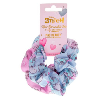 Mad Beauty Heart Stitch Scrunchie Trio