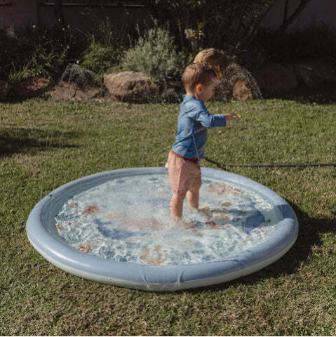 Little Dutch Φουσκωτό Στρώμα Παιχνιδιού Sprinkler Ocean World Μπλε 150 εκ.