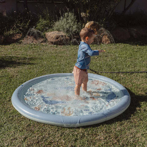 Little Dutch Φουσκωτό Στρώμα Παιχνιδιού Sprinkler Ocean World Μπλε 150 εκ.