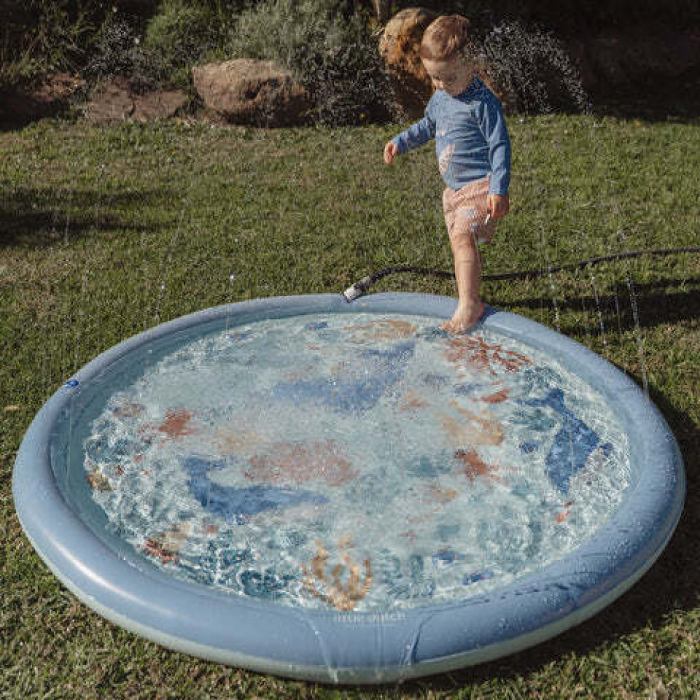 Little Dutch Φουσκωτό Στρώμα Παιχνιδιού Sprinkler Ocean World Μπλε 150 εκ.