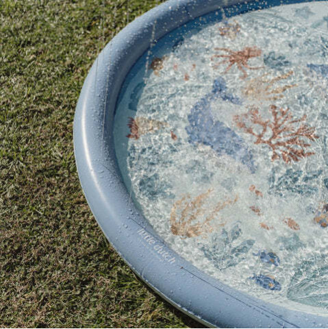 Little Dutch Φουσκωτό Στρώμα Παιχνιδιού Sprinkler Ocean World Μπλε 150 εκ.