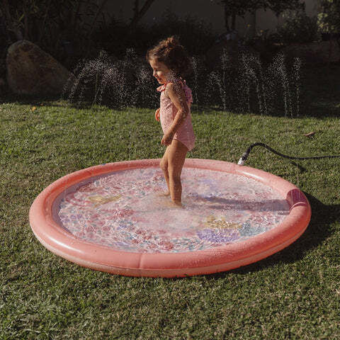 Little Dutch Φουσκωτό Στρώμα Παιχνιδιού Sprinkler Dreamy Mermaid Ροζ 150 εκ.