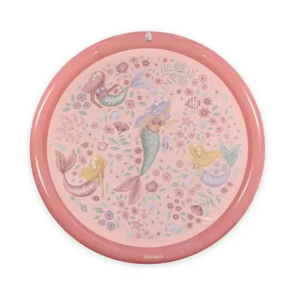 Little Dutch Φουσκωτό Στρώμα Παιχνιδιού Sprinkler Dreamy Mermaid Ροζ 150 εκ.