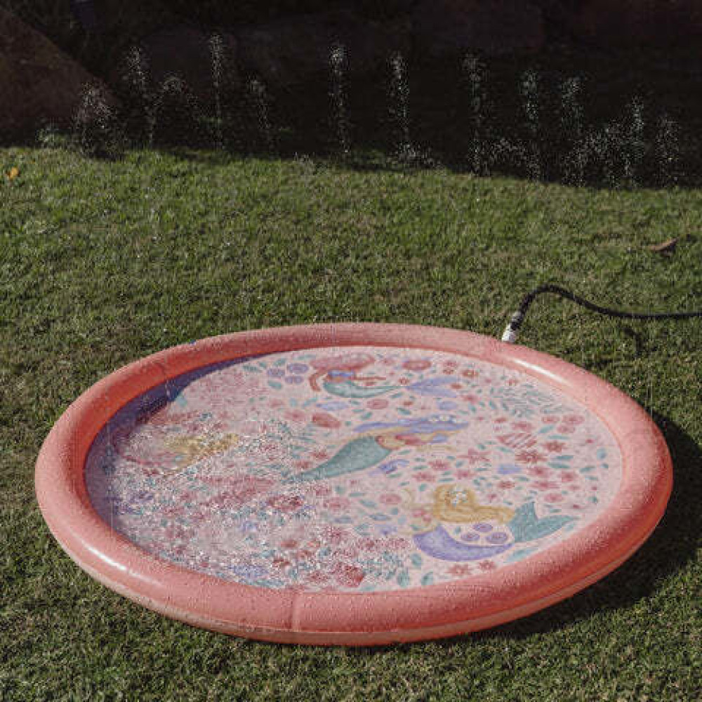 Little Dutch Φουσκωτό Στρώμα Παιχνιδιού Sprinkler Dreamy Mermaid Ροζ 150 εκ.