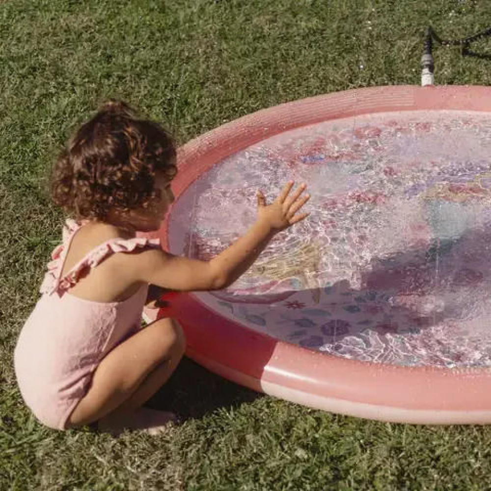 Little Dutch Φουσκωτό Στρώμα Παιχνιδιού Sprinkler Dreamy Mermaid Ροζ 150 εκ.