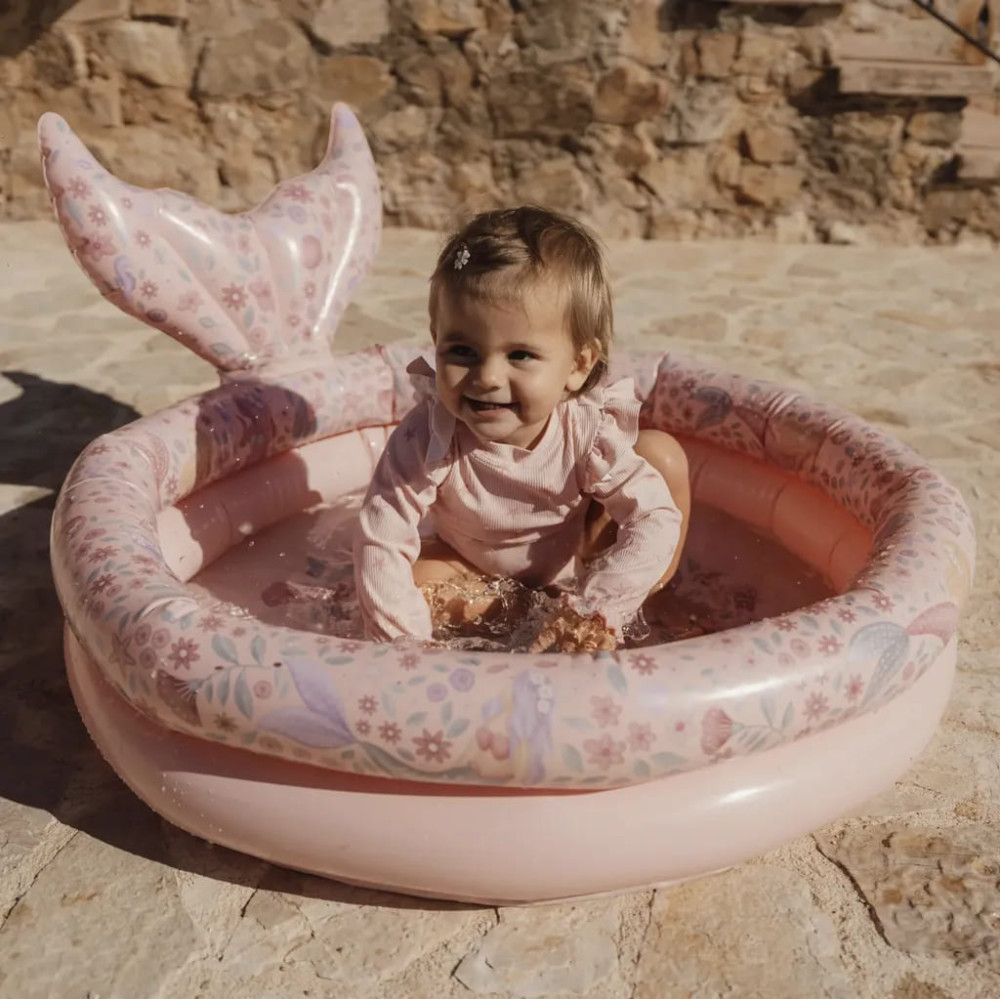 Little Dutch Φουσκωτή Πισίνα με Ουρά Γοργόνας 80εκ Dreamy Mermaid Ροζ