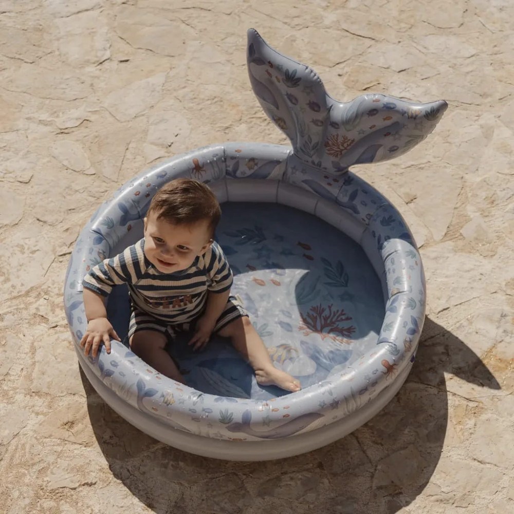 Little Dutch Φουσκωτή Πισίνα με Ουρά Γοργόνας 80εκ Ocean World Μπλε
