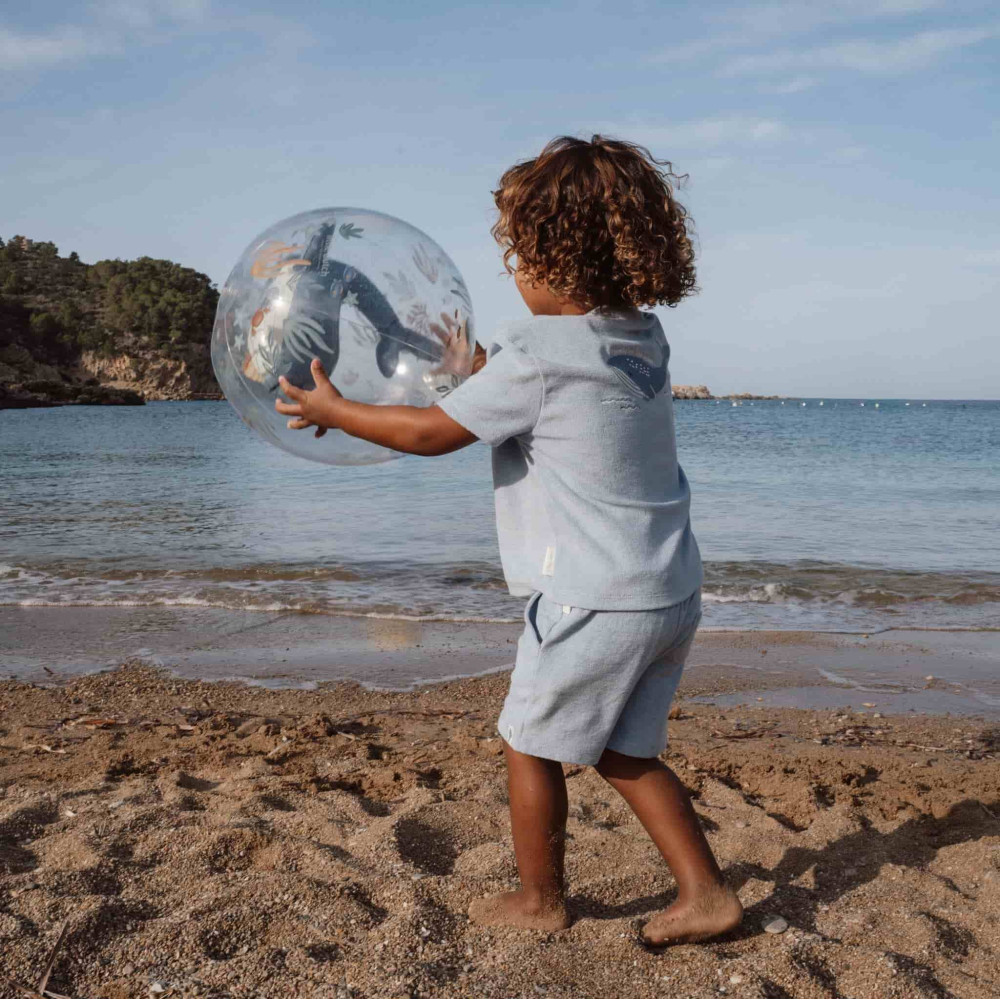 Little Dutch Μπάλα Παραλίας 3D Ocean World Μπλε