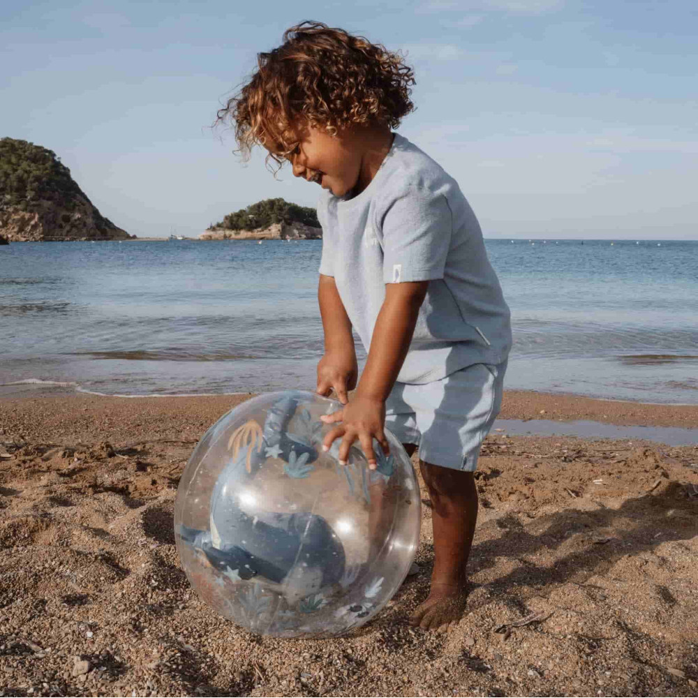 Little Dutch Μπάλα Παραλίας 3D Ocean World Μπλε
