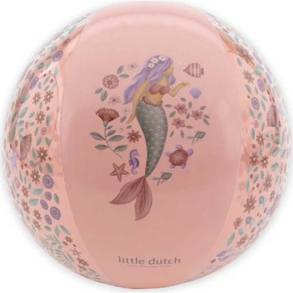 Little Dutch Μπάλα Παραλίας Dreamy Mermaid Ροζ