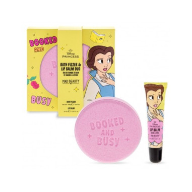Mad Beauty Princess Express Yourself Bath Fizzer & Lip Balm Set - Belle