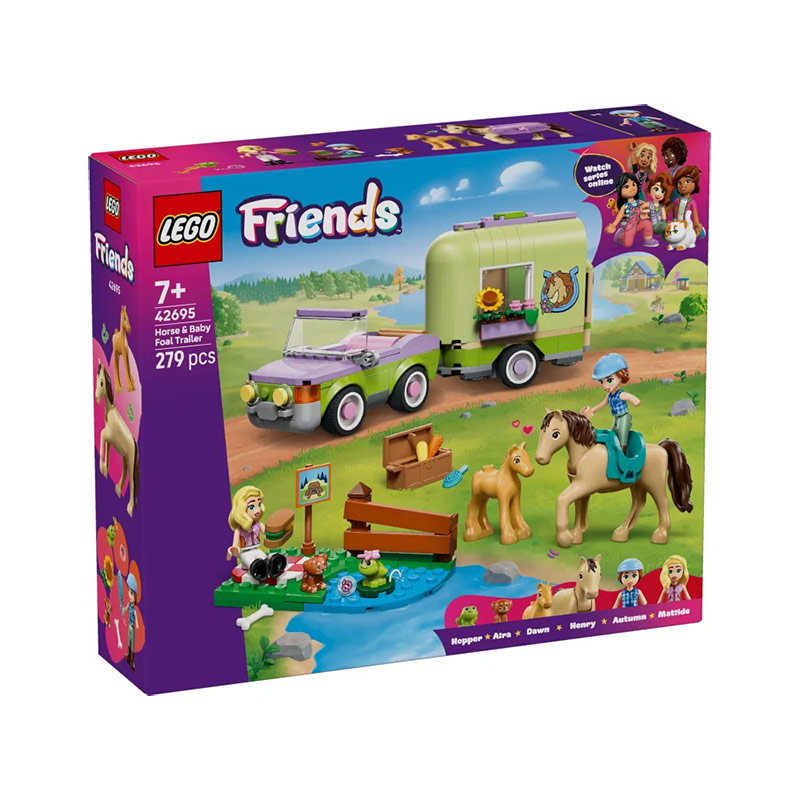 LEGO® Friends Horse & Baby Foal Trailer (42695)