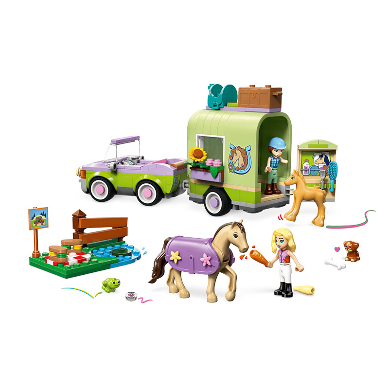 LEGO® Friends Horse & Baby Foal Trailer (42695)