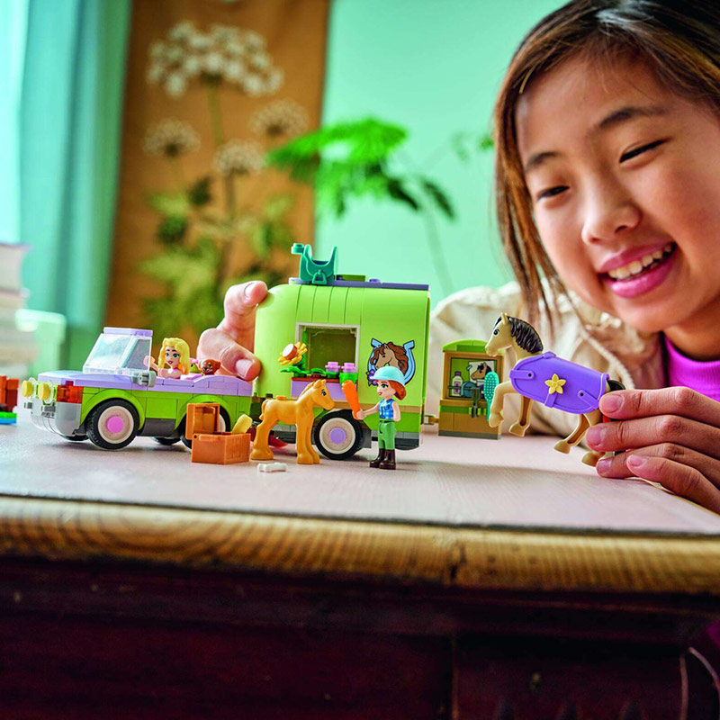 LEGO® Friends Horse & Baby Foal Trailer (42695)