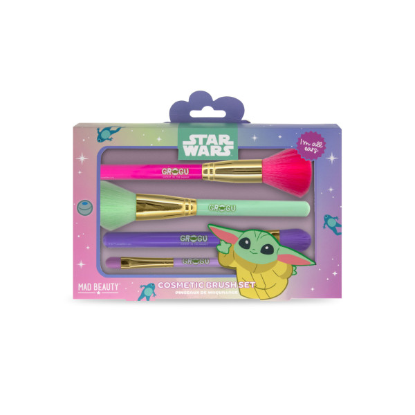 Mad Beauty Star Wars Galaxy Cosmetic Σετ Πινέλων - Grogu