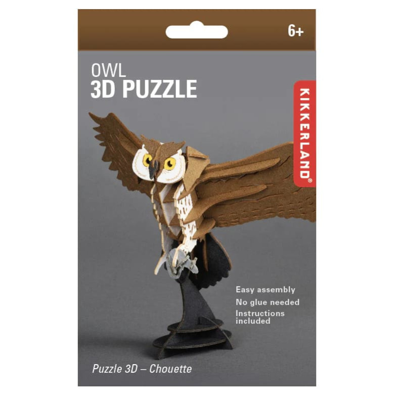 Kikkerland 3D Παζλ Owl (31τμχ)