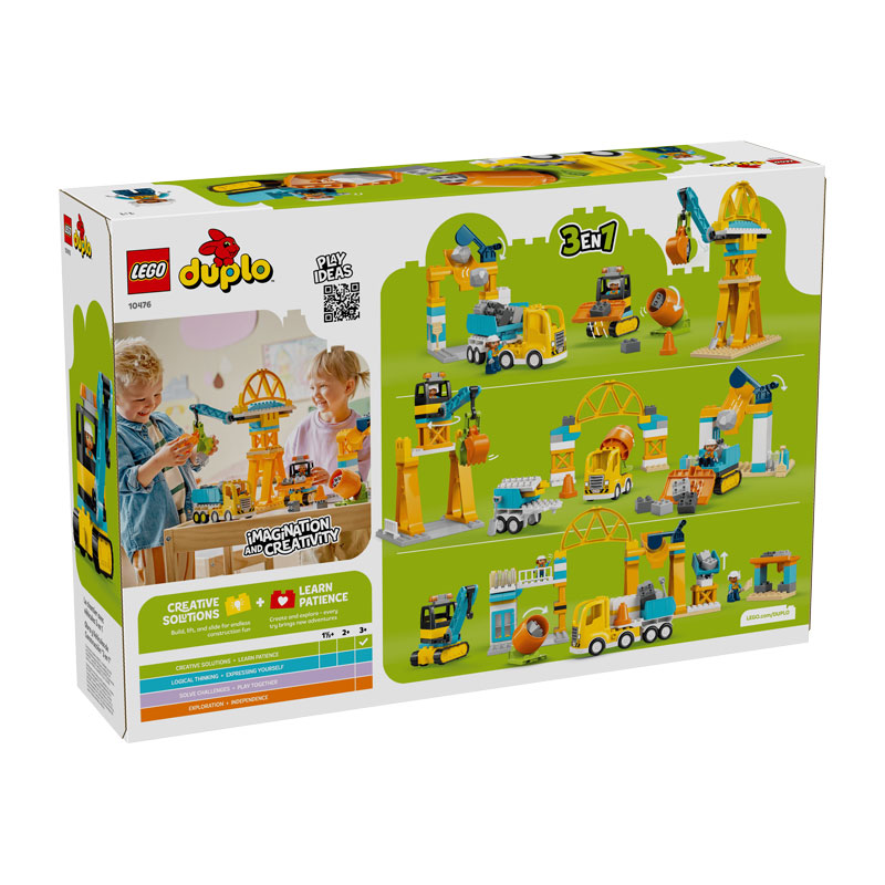 LEGO® Duplo 3in1 Construction Site And Vehicles (10476)