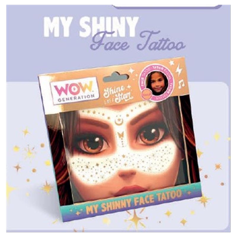Wow Generation Tattoo Προσώπου Χρυσές Φακίδες