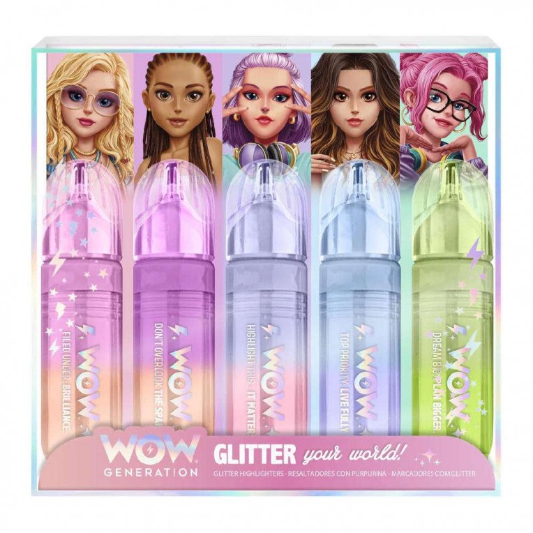 Wow Generation Μαρκαδόροι Υπογράμμισης Glitter
