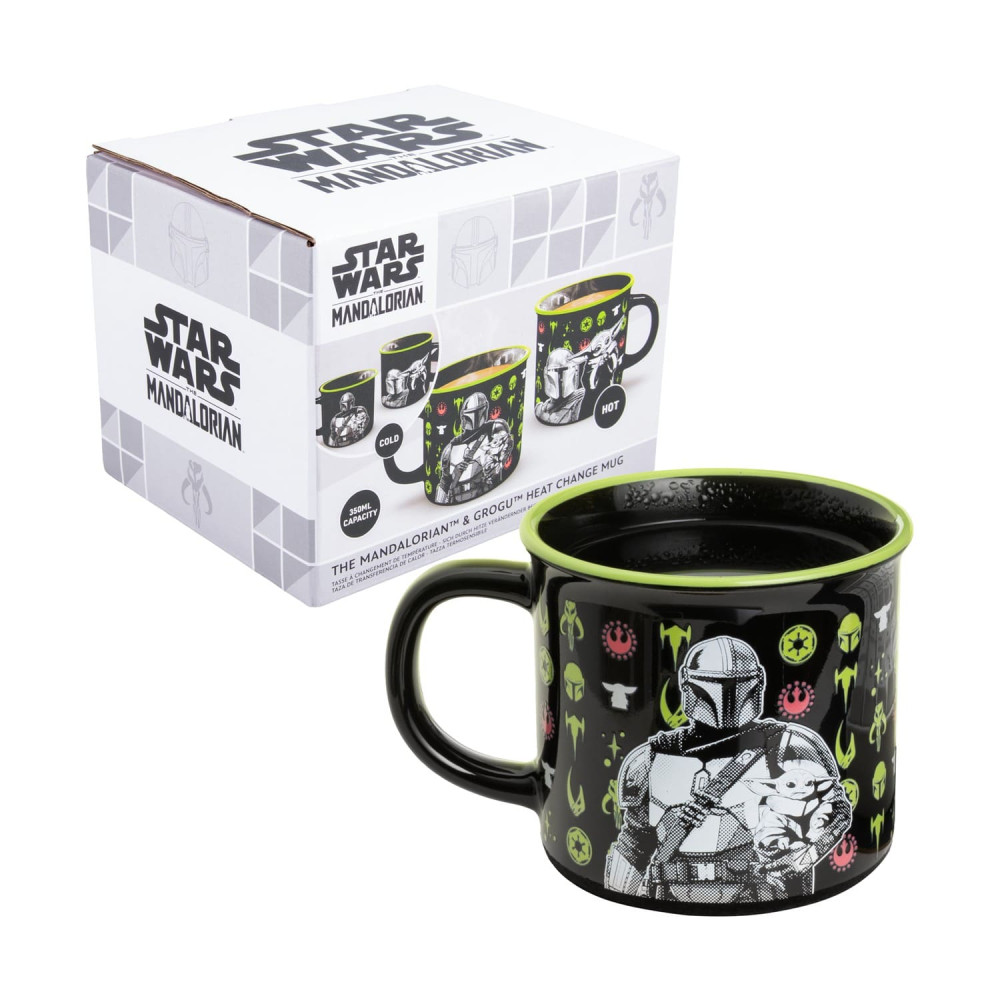 Paladone: Star Wars The Mandalorian - Mandalorian and Grogu Heat Change Mug (PP16271MAN)
