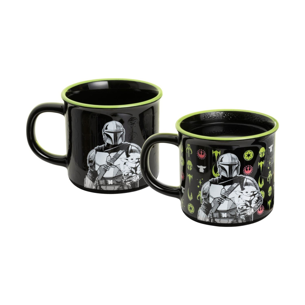 Paladone: Star Wars The Mandalorian - Mandalorian and Grogu Heat Change Mug (PP16271MAN)