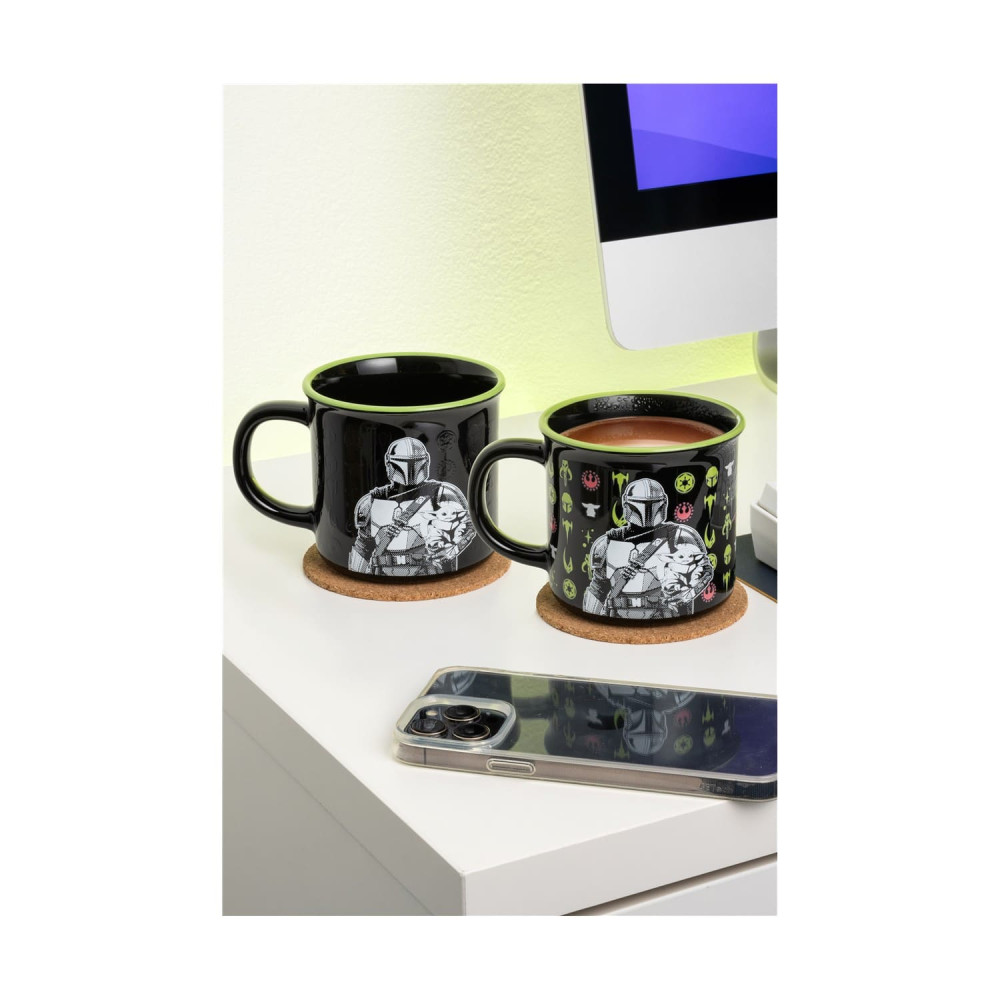 Paladone: Star Wars The Mandalorian - Mandalorian and Grogu Heat Change Mug (PP16271MAN)