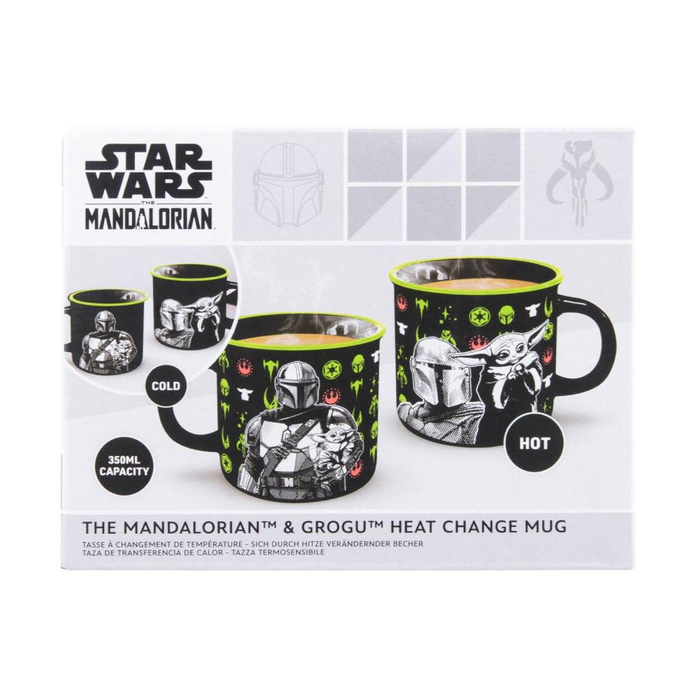 Paladone: Star Wars The Mandalorian - Mandalorian and Grogu Heat Change Mug (PP16271MAN)