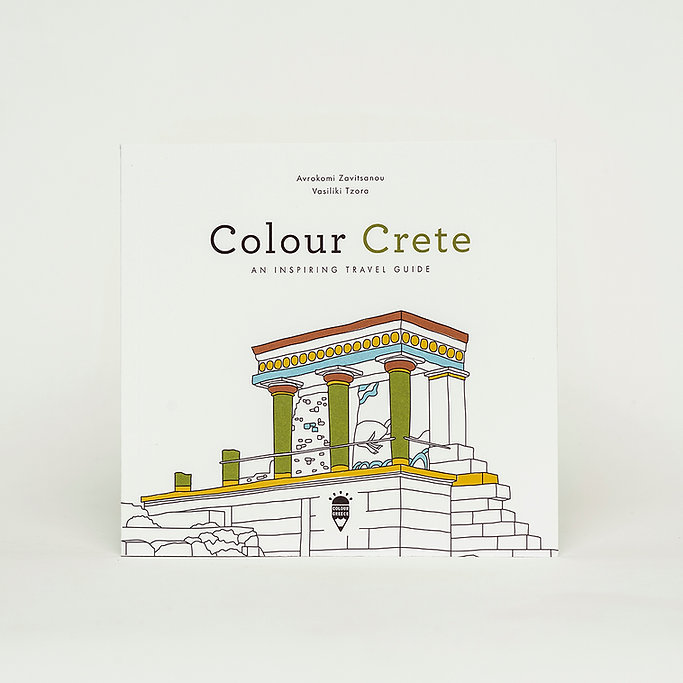Colour Crete: An Inspiring Travel Guide - Colouring Book