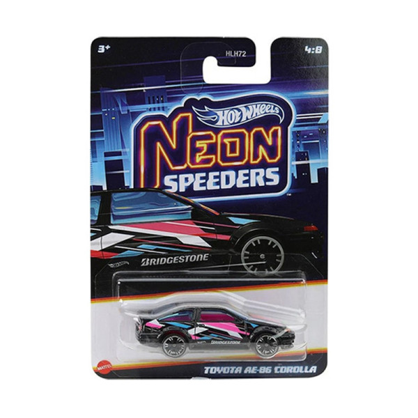 Mattel Hot Wheels Silver Series: Neon Speeders - Toyota AE-86 Corolla (JCB03)