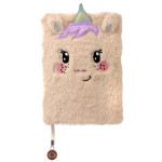 LULUBUG Handmade Λούτρινο Σημειωματάριο Unicorn Fairy Dots