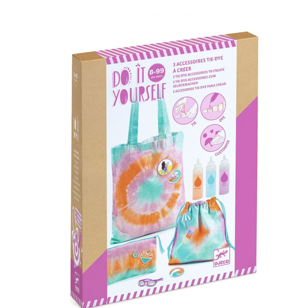 Djeco DIY Χρωματιζω και Διακοσμώ 3 Τσαντάκια