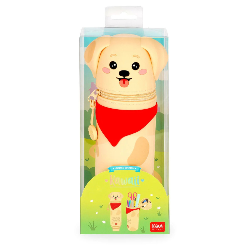 Legami Κασετίνα Soft Silicone Pencil Case - Kawaii Golden