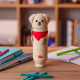 Legami Κασετίνα Soft Silicone Pencil Case - Kawaii Golden