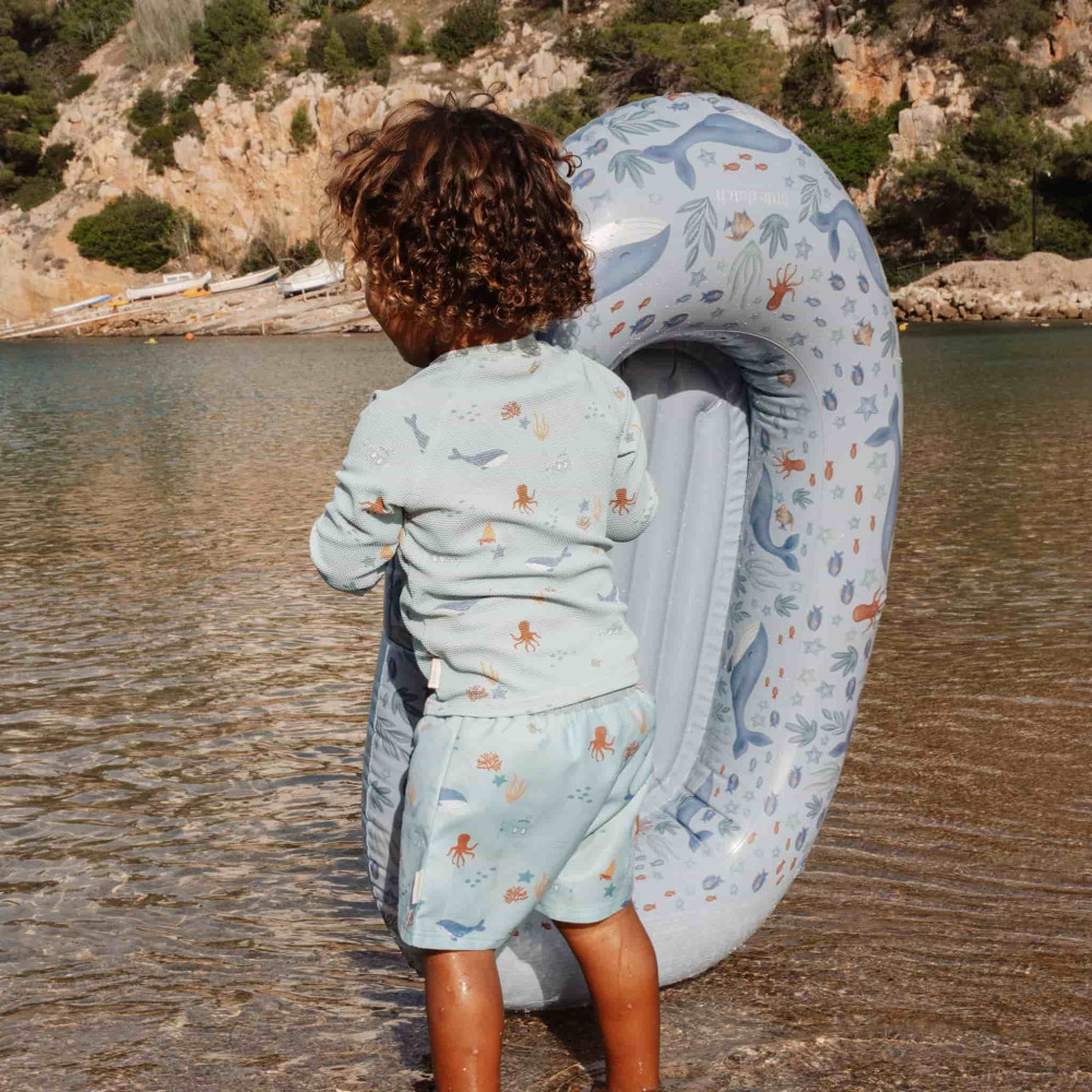 Little Dutch Φουσκωτή Βάρκα Ocean World Μπλε