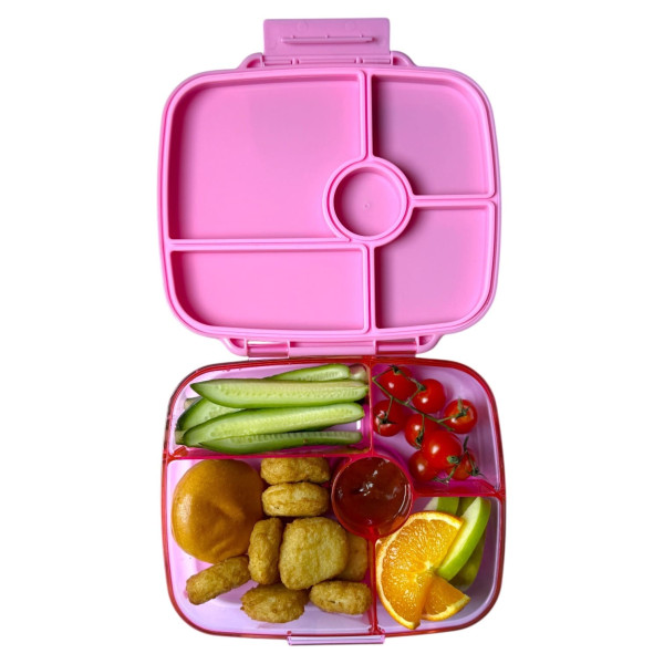 Yumbox Go Φαγητοδοχείο με 5 χωρίσματα (Sydney Pink)