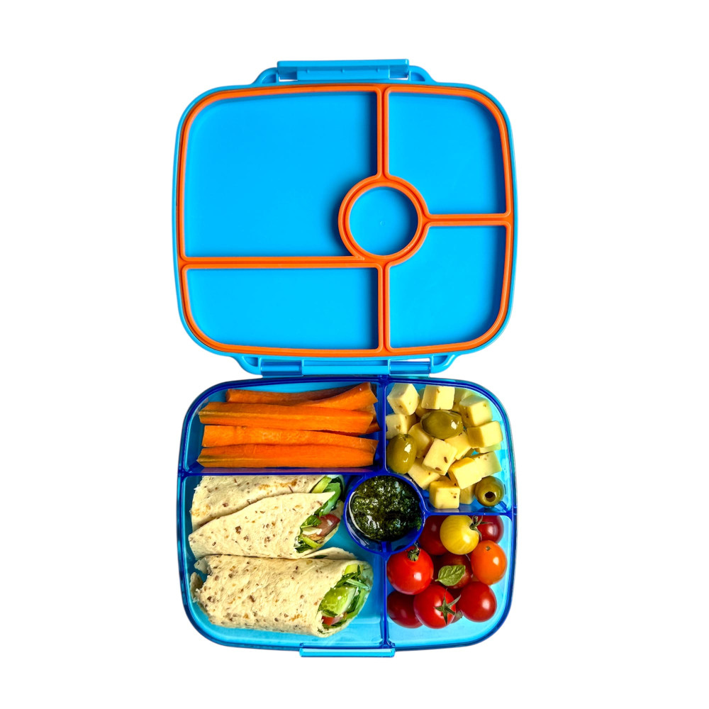 Yumbox Go Φαγητοδοχείο με 5 χωρίσματα (Miami Blue)