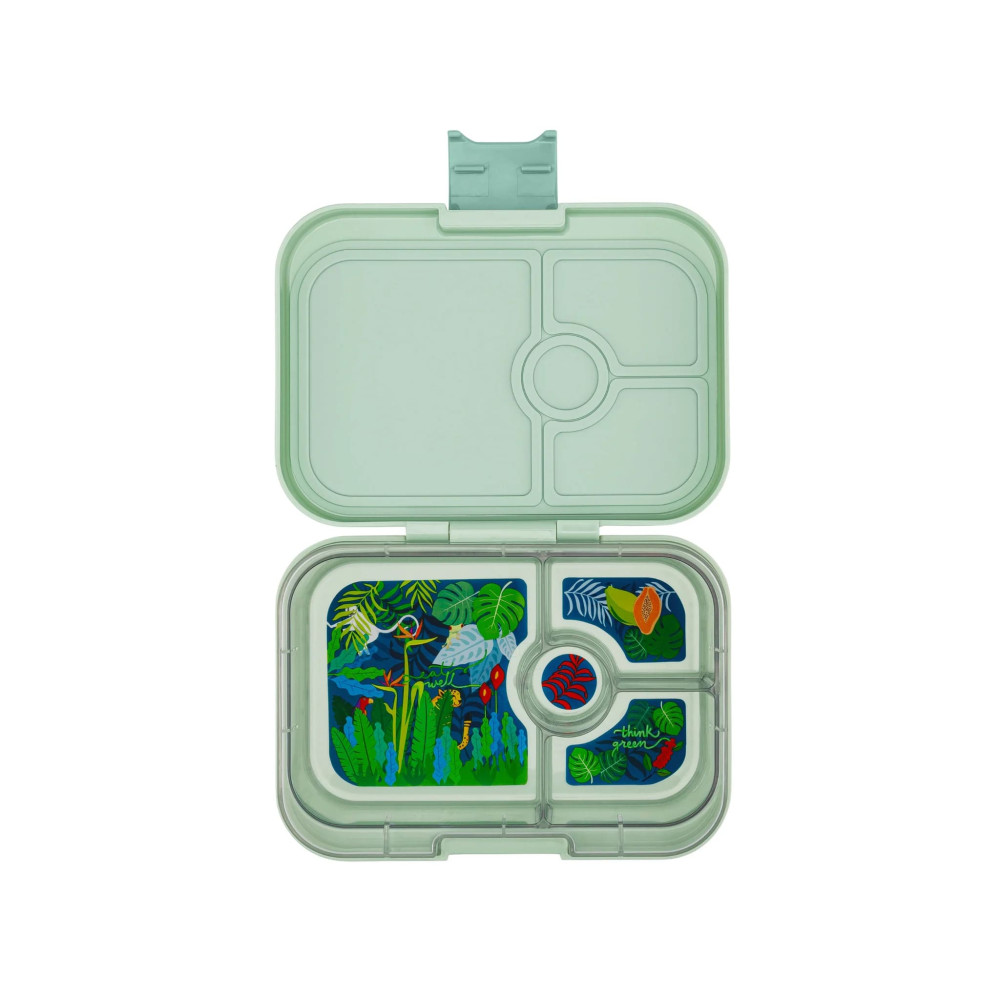 Yumbox Panino Φαγητοδοχείο με 4 χωρίσματα (Sage Green - Jungle)