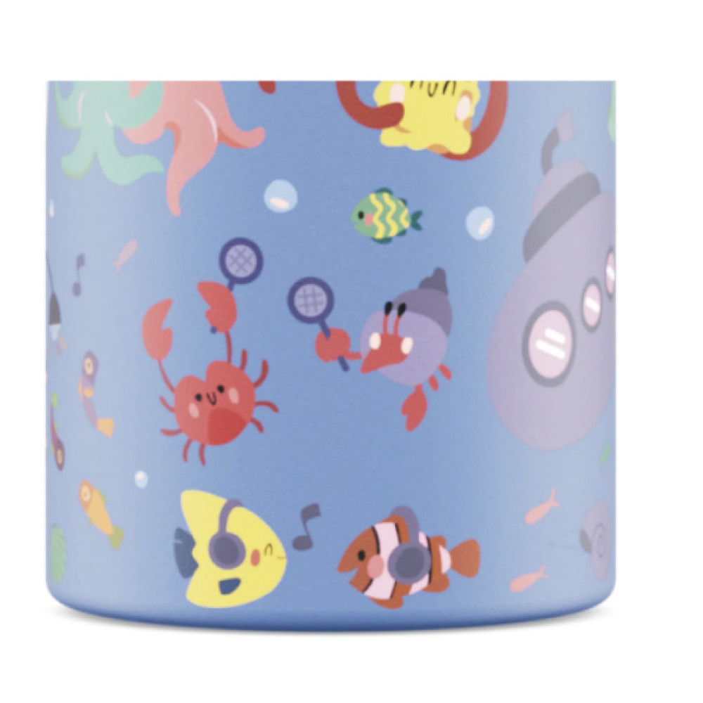 24Bottles Kids Insulated Bottle Ανοξείδωτο Μπουκάλι Θερμός 0.33lt (Ocean Friends)