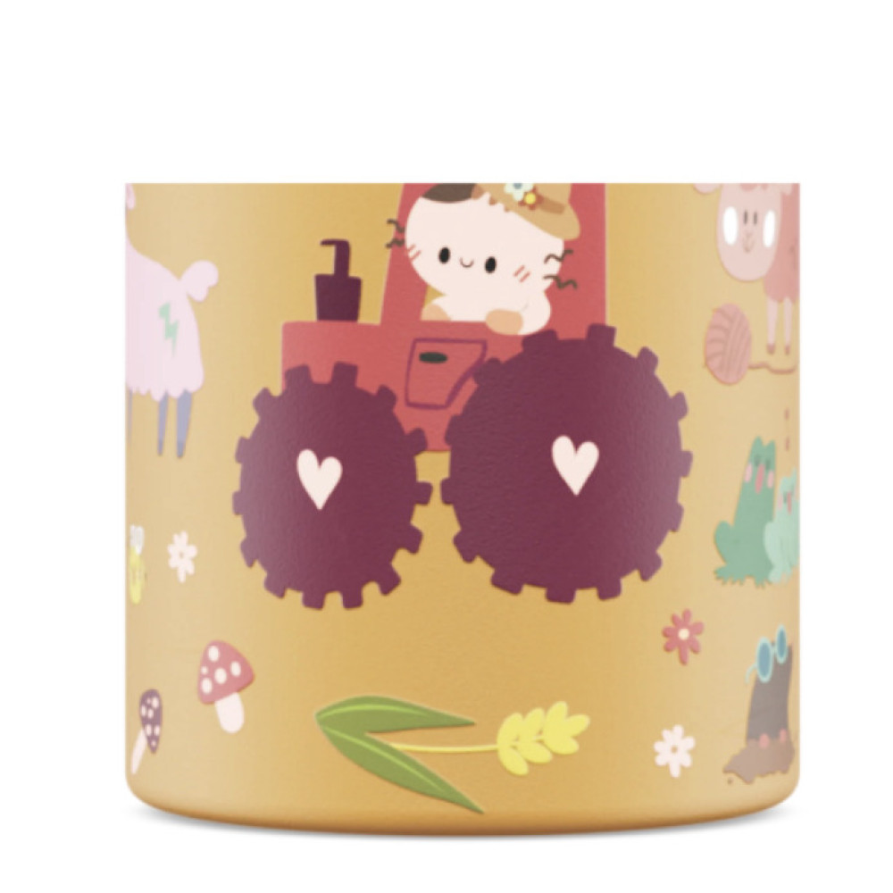 24Bottles Kids Insulated Bottle Ανοξείδωτο Μπουκάλι Θερμός 0.33lt (Farm Friends)