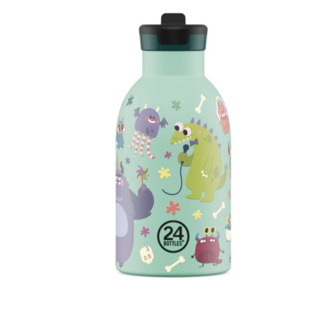 24Bottles Kids Insulated Bottle Ανοξείδωτο Μπουκάλι Θερμός 0.33lt (Spooky Friends)
